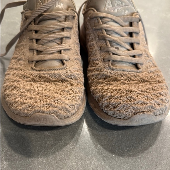 APL Tan Athletic Shoes with Woven Upper and Low-Top Design - Picture 7 of 7